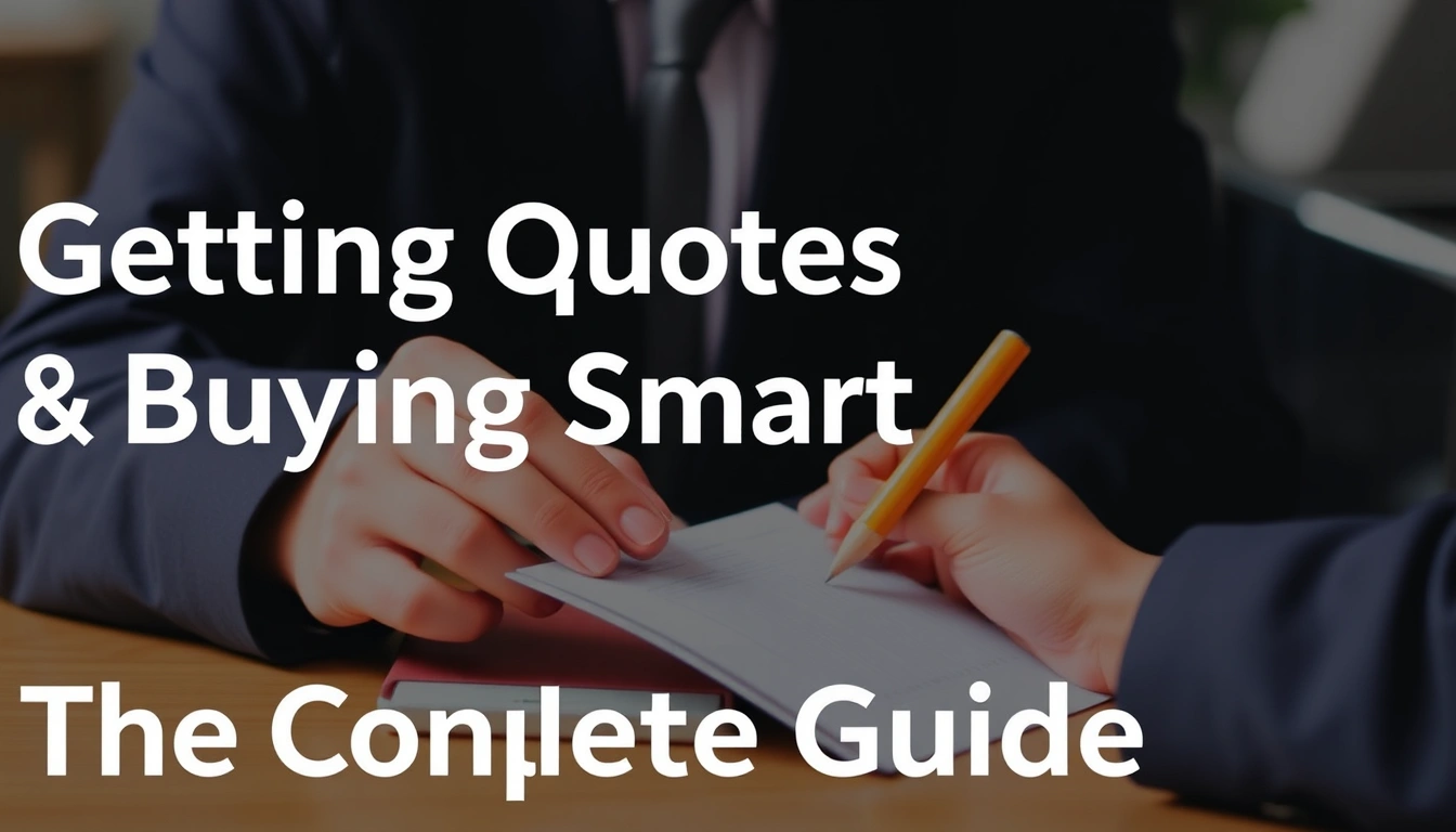Getting Quotes & Buying Smart — The Complete Guide