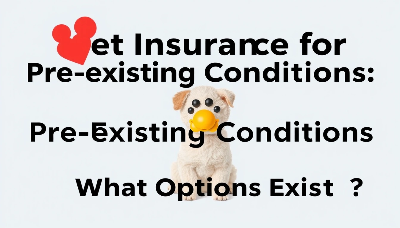 Pet Insurance for Pre-Existing Conditions: What Options Exist?