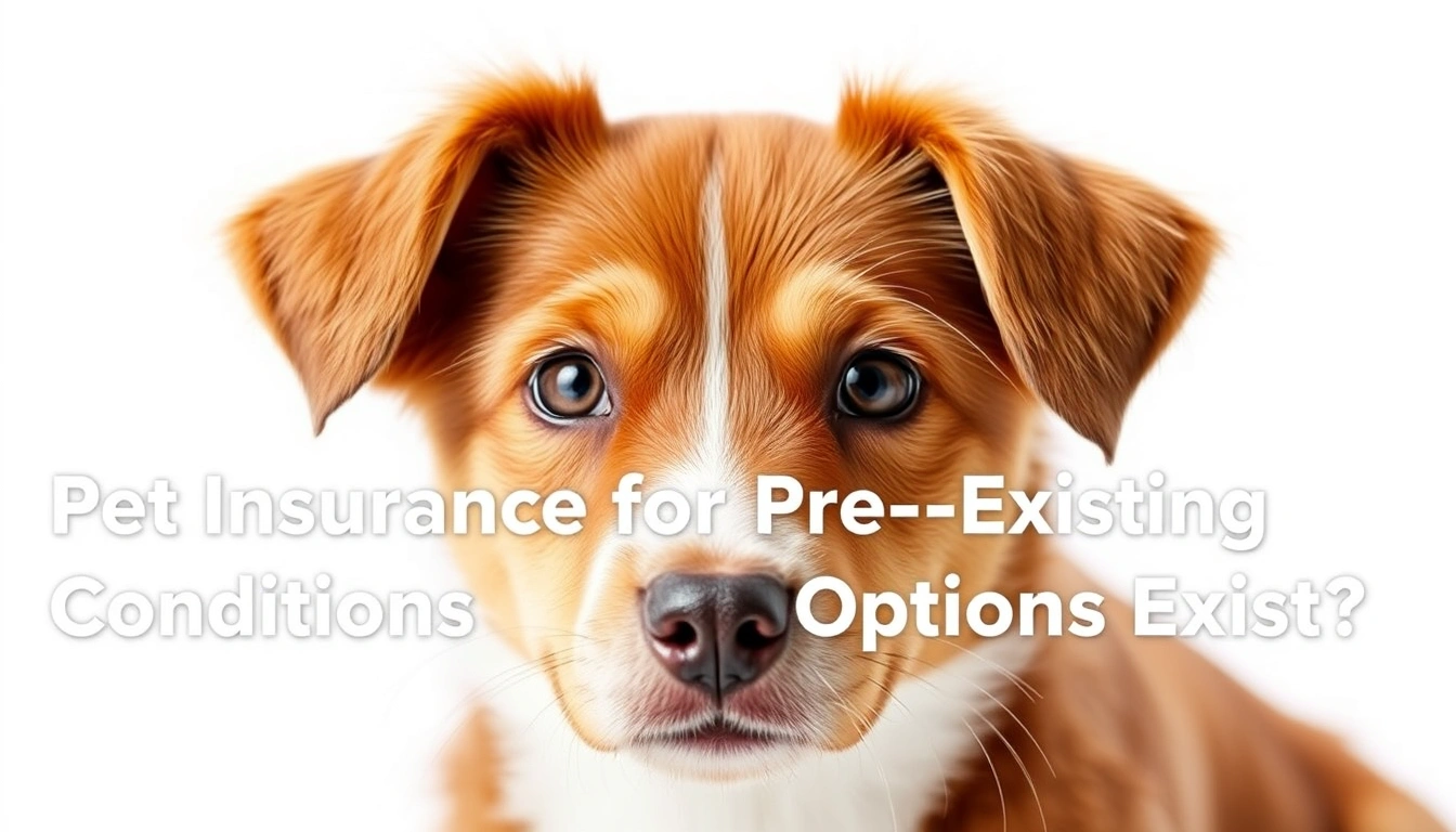 Pet Insurance for Pre-Existing Conditions: What Options Exist?