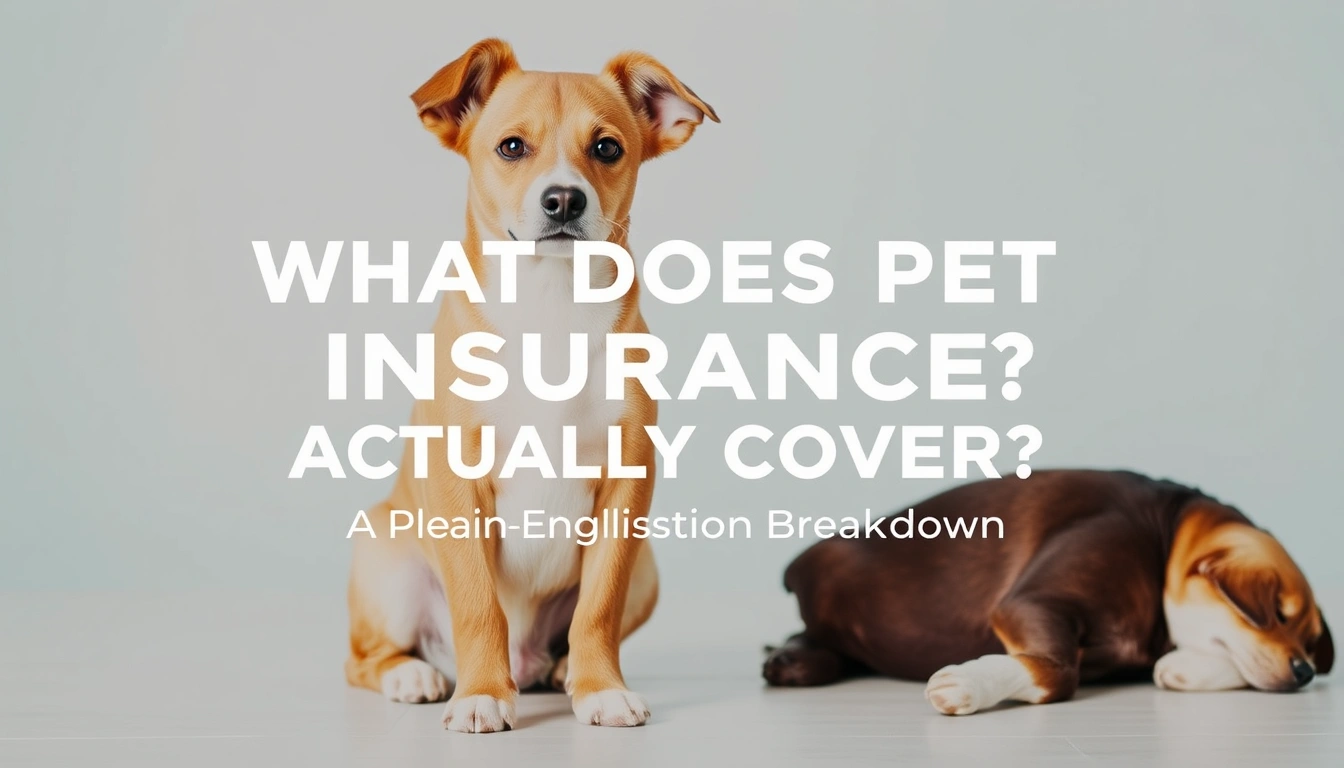 What Does Pet Insurance Actually Cover? A Plain-English Breakdown